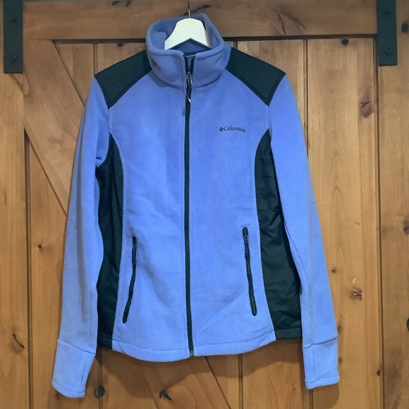 NWOT Columbia Full Zip Blue Fleece Jacket - Picture 1 of 9